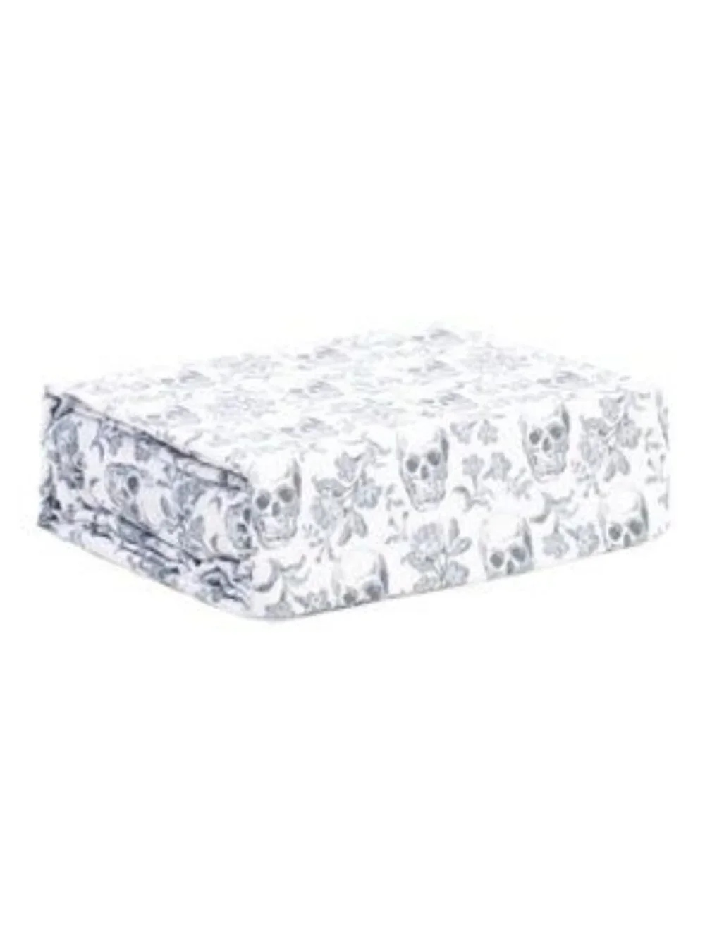 RACHEL ZOE Cotton Girly Skull Sheet Set